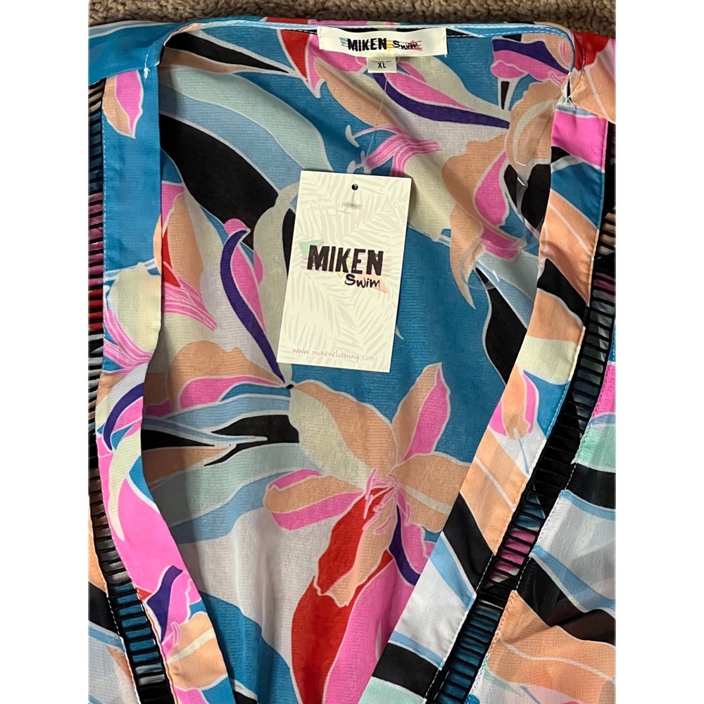 NEW| Women's Floral-Print CoverUp Kimono Dress| Size:Xl - Picture 2 of 5